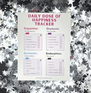 mental health shop daily DOSE of happiness tracker